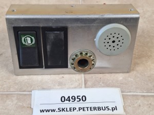 Panel pulpitu SCANIA - klawisz, włącznik z symbolem klapy,  SONITRON SCI 535 B1 F, Generatory sygnałów akustycznych dla paneli sterowania