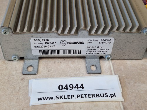 04944, Sterownik SCANIA 2010 rok, BCS E750, EcuAssy 1923417 (1).jpg