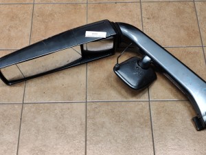 Lusterko autokarowe, zewnętrzne, BOVA FUTURA EURO 3, LEWE, kolor szary, montaż na ślizg 