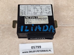 Sterownik ACTIA nr 5010271448, RENAULT ILIADE EURO 2, CPL STATIQUE 5W, P102157V04 D 
