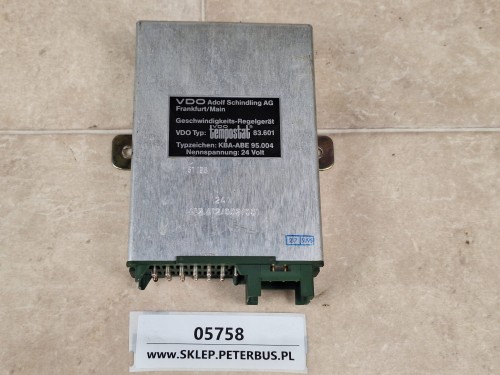 05758, Sterownik tempomatu BOVA Futura, VDO tempostat 83.601, typ KBA-ABE 95.004, 24V, nr 414 (4).jpg
