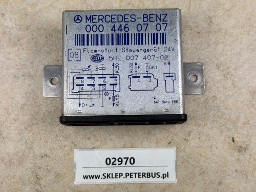 02970, Sterownik grzania świec Mercedes nr 000 446 07 07 (3).jpeg