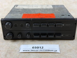 Wzmacniacz autobusowy  BLAUPUNKT BCA 08 TA, nr 7 607 803 010, panel sterownia RADIO, kaseta, AUX, video, SCANIA IRIZAR 
