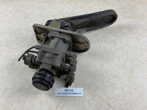 Pedał i zawór hamulca nożnego, głównego WABCO 4613184860 , SETRA, Mercedes-Benz 