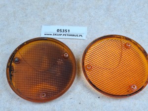 Klosz kierunkowskazu, tył, HELLA nr 1179 BL, mocowany na 3 śruby, BOVA Futura , TEMSA, 2 sztuki