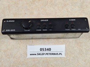 Wzmacniacz audio IRISBUS Karosa AXER, ELSOUND BB-605