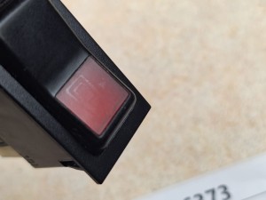 Klawisz, włącznik, przycisk otwierania drzwi, BOVA Futura, EURO 2, z symbolem przednich tylnych, nr 511.059, 6 PINów 