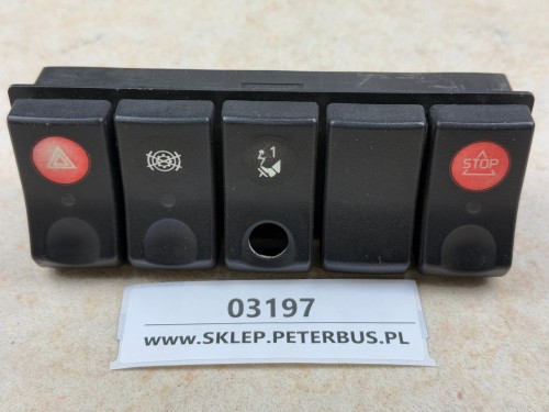 03197, Klawisze, przyciski, włączniki pulpitu RENAULT ILIADE, EURO 2, zestaw 5 klawiszy (1).jpeg