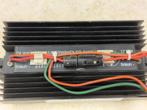 Przetwornica napięcia 24V - 12V DC
