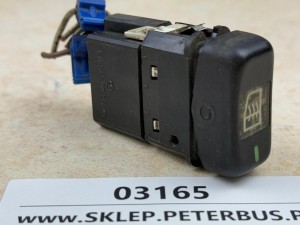 Przycisk, klawisz, włącznik ogrzewania szyby bocznej kierowcy, nr 003 545 03 07, nr 1459.24V  