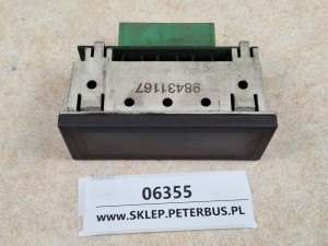 Panel, wyświetlacz kontrolek ostrzegawczych na pulpicie autobusu IVECO, nr CPE 6254, nr 98431167