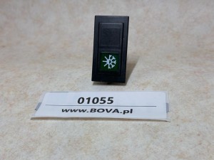 Kontrolka klimatyzacji na pulpicie autobusu EOS Coach