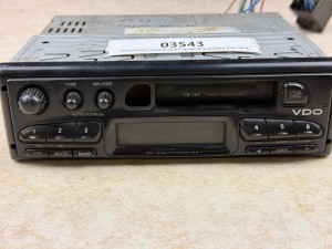 Radio DC 12V, odtwarzacz kaset VDO CR 169, typ VDCR1622017008