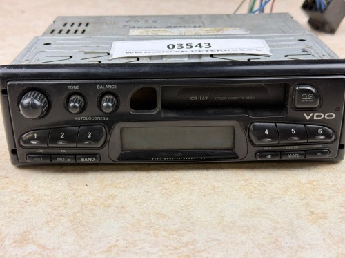 03543, Radio DC 12V, odtwarzacz kaset VDO CR 169, typ VDCR1622017008 (1).jpeg