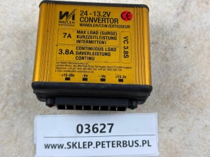 Przetwornica, reduktor napięcia WALLEN 24-13.2V, VS 3.8S, RENAULT ILIADE DCI
