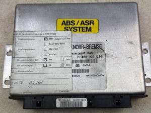 Sterownik ABS/ASR KNORR-BREMSE nr 0 486 104 034, SETRA S 315 GT-HD, UL