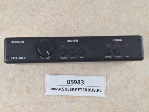 Wzmacniacz audio IRISBUS Karosa AXER, ELSOUND BB-605 