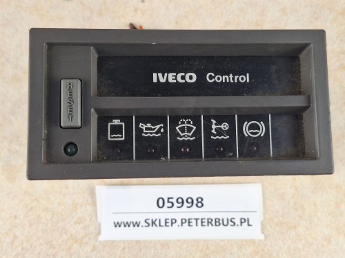 05998, Wyświetlacz BORLETTI IVECO Control,  z przyciskiem RESET, kontrolki ostrzegawcze (6).jpg