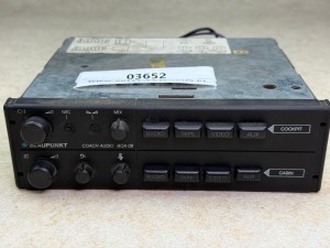 Wzmacniacz autobusowy  BLAUPUNKT BCA 08, nr 7 607 804 010, panel sterownia RADIO, kaseta, CD, video 