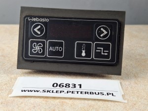 Panel sterowania klimatyzacją, ogrzewaniem, nawiewem, temperaturą, WEBASTO  0416.1.92327.0267, 24VDC, IVECO