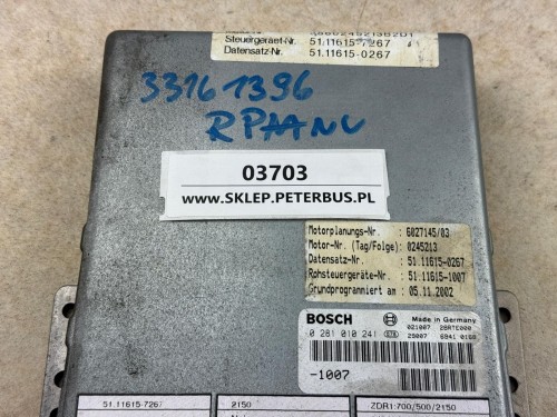 03703, Sterownik silnika MAN EURO 3, autobus TEMSA SAFARI, BOSCH nr 0 281 010 241  (6).jpeg