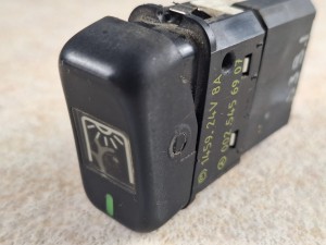 Klawisz, przycisk, włącznik oświetlenia Mercedes 1459.24V 8A, nr 002 545 69 07