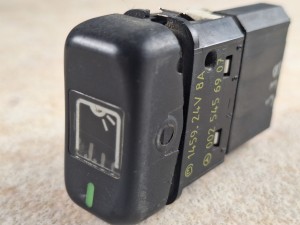 Klawisz, przycisk, włącznik oświetlenia Mercedes 1459.24V 8A, nr 002 545 69 07 