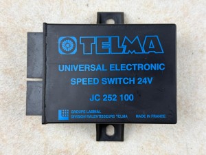 Sterownik TELMA JC 252 100, uniwersalny elektroniczny wyłącznik prędkości, 24V, 99-43 M 38579