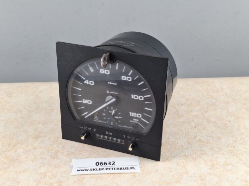 06632, Tachograf analogowy Kienzle Typ 1318.27, rok produkcji 1998, nr 7 722 005 000, kwadratowa obudowa, na kluczyk (7).jpg