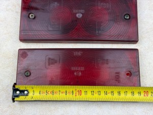 Klosz lampy tylnej VAN HOOL 815 CL, wymiary 19 cm x 8 cm, BOSCH  0111593