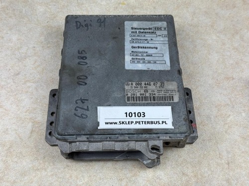 10103, Sterownik silnika Mercedes A 000 446 07 39, DS 5000 ZGS 002, FD 97M05, BOSCH 0 281 001 334, EDC II, A 447 446 0 139, OM 447hLa (7).jpeg
