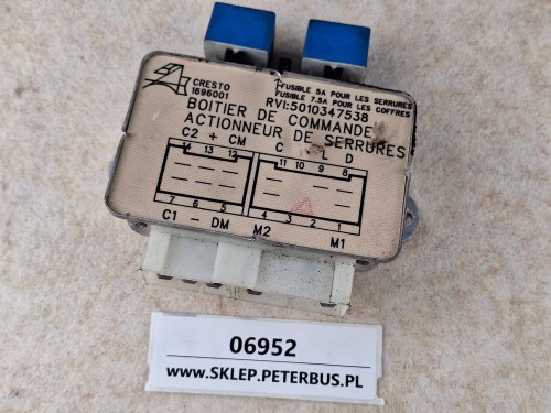 06952, Skrzynka sterująca siłownika zamka CRESTO 1696001, RVI 5010347538, RENAULT ILIADE  (1).jpg