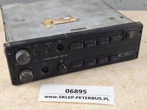 Wzmacniacz autobusowy  BLAUPUNKT BCA 08, nr 7 607 804 010, panel sterownia RADIO, kaseta, CD, video 