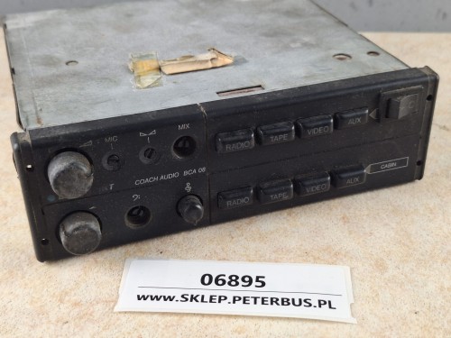 06895, Wzmacniacz autobusowy  BLAUPUNKT BCA 08, nr 7 607 804 010, panel sterownia RADIO, kaseta, CD, video  (2).jpg