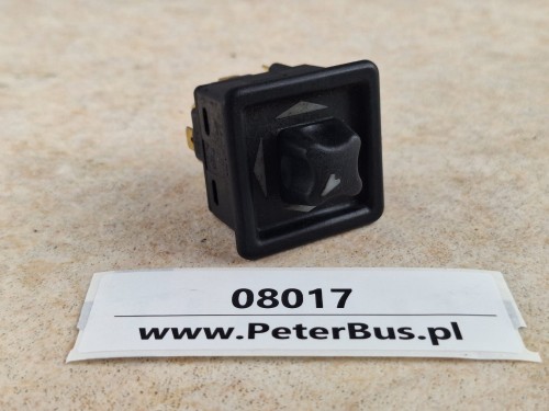 08017, Pokrętło elektrycznego sterowania lusterkami zewnętrznymi autobusu, 8 PINów (4).jpg