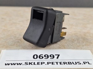 Przycisk, klawisz, włącznik oświetlenia wewnętrznego - NOWY - DAV, 5 PINów, nr 3775