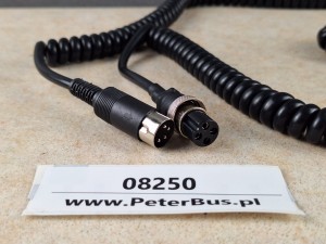 Przewód, kabel do mikrofonu autobusowego na 4 PINy - NOWY -  BOSCH, BLAUPUNKT