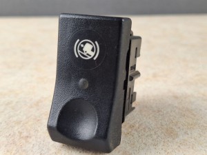 Klawisz, przycisk, włącznik RENAULT ILIADE nr DAV 24618, 7 PINów, symbol pojazdu  parkującego pod górkę