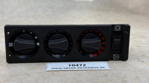 Panel sterowania, regulacji nawiewów na szybę i kierowcę, nr CBM 335-500-0009, MAN A01, nr 99900087, 24V, INDAK