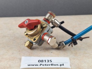 Zawór awaryjnego otwierania drzwi WABCO 9520030320, SCANIA IRIZAR wraz z pokrętłem 