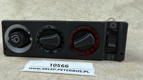 10566, Panel sterowania ogrzewaniem MAN Compact 7000 Aurora 3355000006, 3 pokrętła (8).jpeg