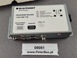 Wzmacniacz BLAUPUNKT BOSCH FBAS/RGB-Wandler nr 7 607 005 718 - NOWY - 