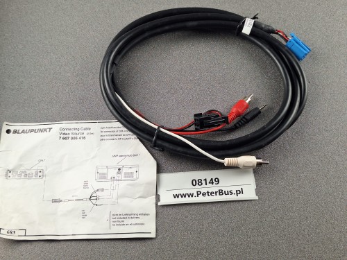 08149, Kabel audio  - NOWY - BLAUPUNKT nr 7 607 006 416, łączący wzmacniacz CPA z odtwarzaczem MVP DVP (7).jpg