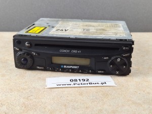 Radio autobusowe, odtwarzacz płyt BLAUPUNKT CRD 41, 24V, nr 7 607 005 031, 100% sprawny - GWARANCJA 