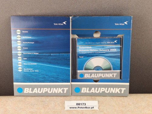 08173, BLAUPUNKT CD 7 612 100 200 P6, oryginalna płyta mapa Austria, Szwajcaria 2004 rok - kolekcjonerska -   (1).jpg