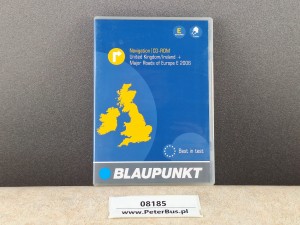 BLAUPUNKT nr 7 612 171 050 CD-ROM oryginalna płyta mapa Wielka Brytania 2006 rok - kolekcjonerska - TRAVLE Pilot DX
