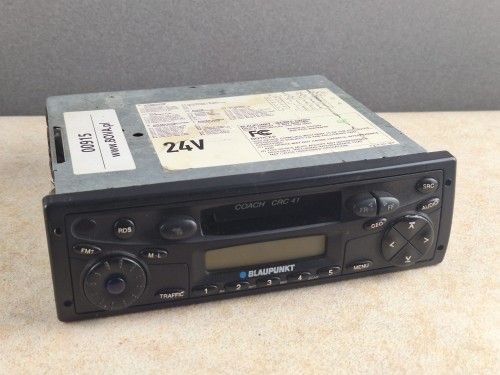 00915, Radio autobusowe, odtwarzacz kaset BLAUPUNKT CRC 41, 24V, nr 7 607 005 030, 100% sprawny - GWARANCJA -  (10).jpg