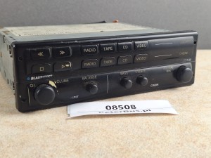 Wzmacniacz autobusowy  BLAUPUNKT BCA 05, nr 7 607 005 200 5, panel sterownia RADIO, kaseta, CD, video   - 100% sprawny -  