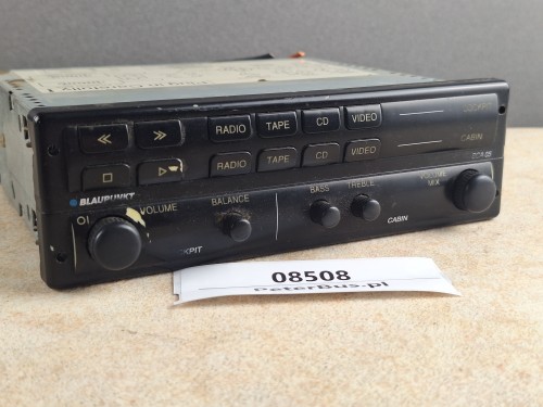 08508, Wzmacniacz autobusowy  BLAUPUNKT BCA 05, nr 7 607 005 200 5, panel sterownia RADIO, kaseta, CD, video   - 100% sprawny -   (1).jpg