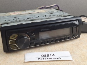 Radio autobusowe Pioneer MVH-160UI, odtwarzacz, plus wzmacniacz mikrofonowy na 4 PINy - 100% sprawne - 